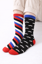Load image into Gallery viewer, Moustache Odd Socks