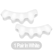 Load image into Gallery viewer, Two white silicone cup holders on a light gray background with text '1 Pair In White'.