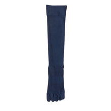 Load image into Gallery viewer, Blue knee high toe sock