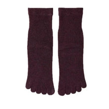Load image into Gallery viewer, mid length toe socks