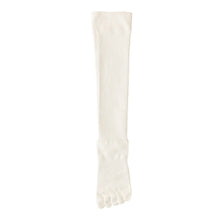 Load image into Gallery viewer, White knee high toe sock