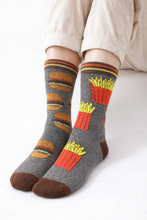 Load image into Gallery viewer, Burger and Chips Odd Socks