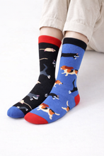 Load image into Gallery viewer, Cat and Mouse Odd Socks