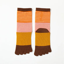 Load image into Gallery viewer, 5 Pairs of Colourful Toe Socks
