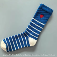Load image into Gallery viewer, Embroidered Heart Socks
