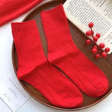 Load image into Gallery viewer, 3 Pairs of Red Valentines Socks
