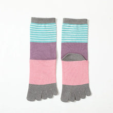 Load image into Gallery viewer, 5 Pairs of Colourful Toe Socks
