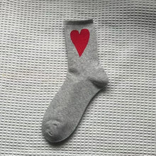 Load image into Gallery viewer, Valentines Ribbed Socks
