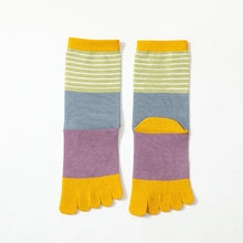 Load image into Gallery viewer, 5 Pairs of Colourful Toe Socks
