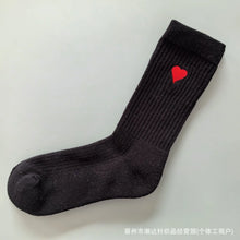 Load image into Gallery viewer, Embroidered Heart Socks
