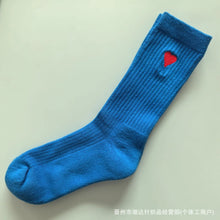 Load image into Gallery viewer, Embroidered Heart Socks

