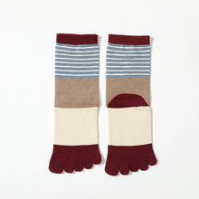 Load image into Gallery viewer, 5 Pairs of Colourful Toe Socks
