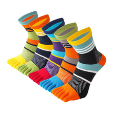 Load image into Gallery viewer, 5 Pairs of Sporty Toe Socks
