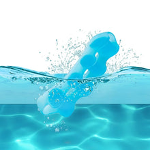 Load image into Gallery viewer, Blue dog toy splashing into water with a white background
